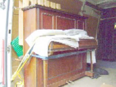 piano strapped rdy for the rd